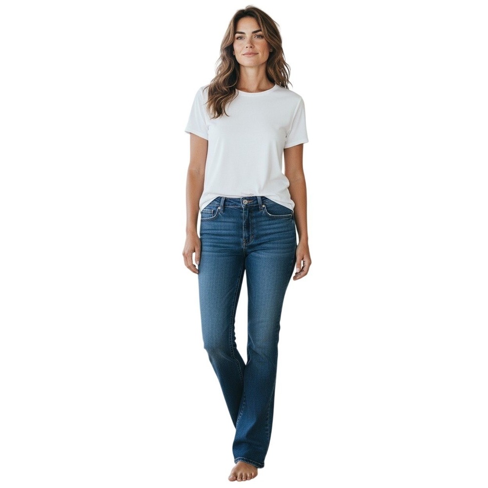 Levi Strauss Signature Gold Tall Bootcut Jeans 27x34 Mid Rise Denim Classic